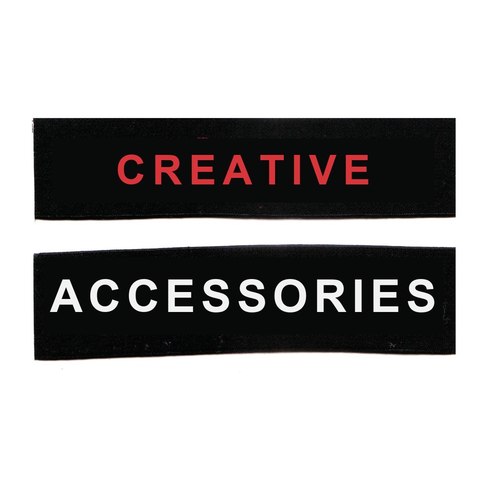 Logo jacquard elastic waistband manufactured by Creative Accessories