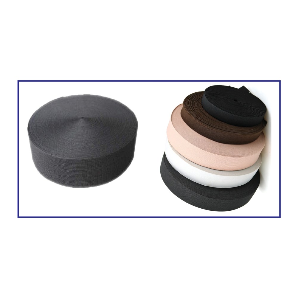 Plain elastic — black manufactured by Creative Accessories