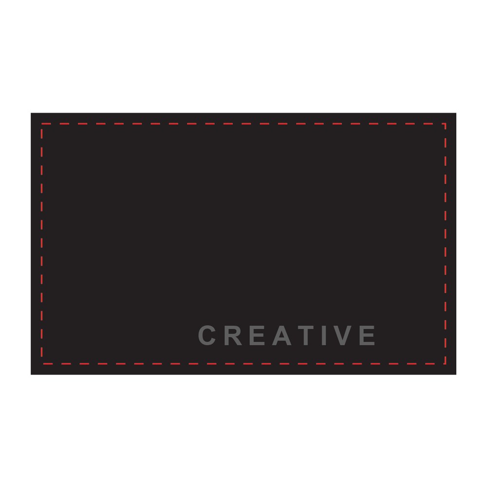 Leather patch — black manufactured by Creative Accessories