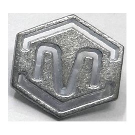 Metal badge M_509 manufactured by Creative Accessories