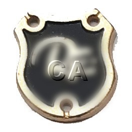 Metal badge M_512 manufactured by Creative Accessories