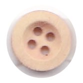 Wood button W_116 manufactured by Creative Accessories