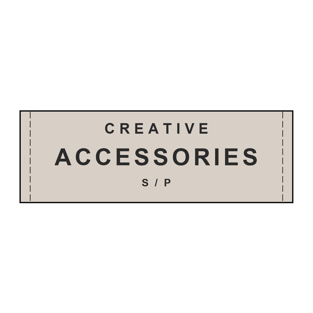 Taffeta woven main label manufactured by Creative Accessories